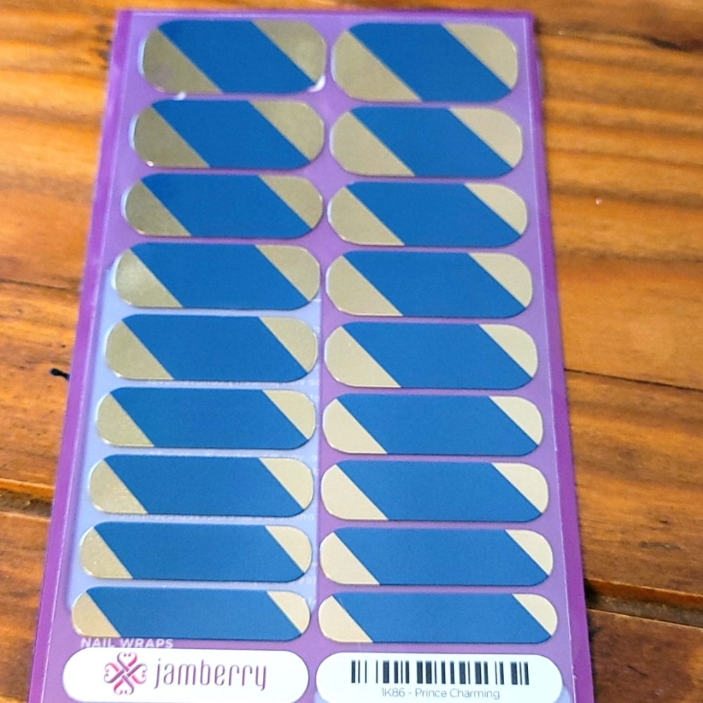 Jamberry "Prince Charming" Nail Wraps- Full Sheet